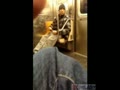 Thug beatin on train